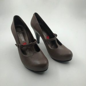 HANDMADE MINK LEATHER WOMAN HEELS